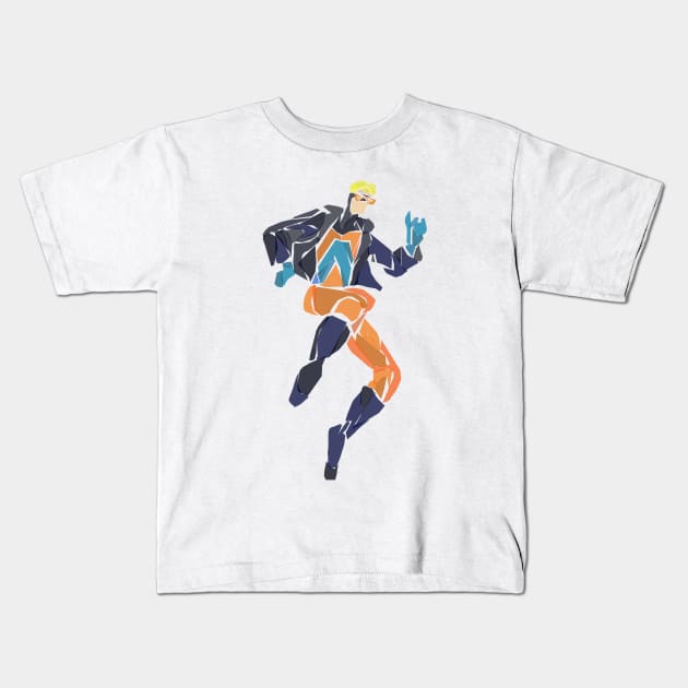 Animal man Kids T-Shirt by Newtegan